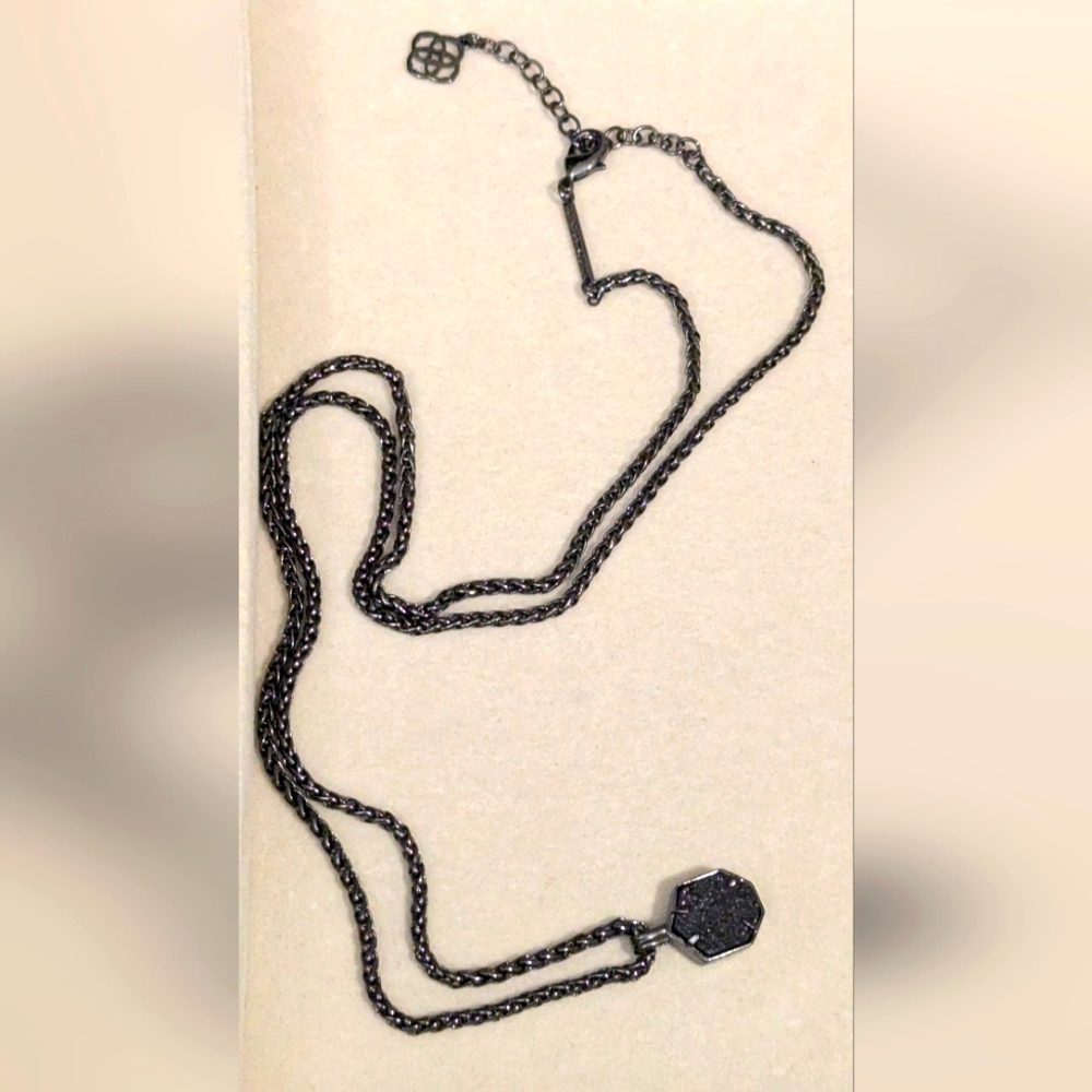 Kendra Scott Oliver Necklace With Dustbag EUC. Adjustable 26-28" - Picture 6 of 8